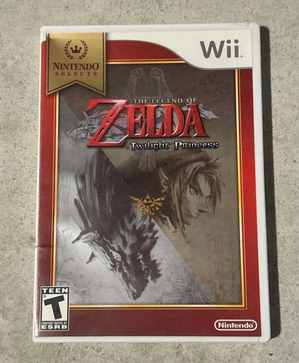 Zelda Twilight Princess Nintendo Wii Game Selects CIB Wolf Link Retro Gaming Y2K